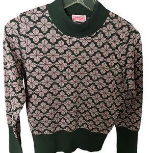 Kate Spade Flower Turtleneck Size Small Pink